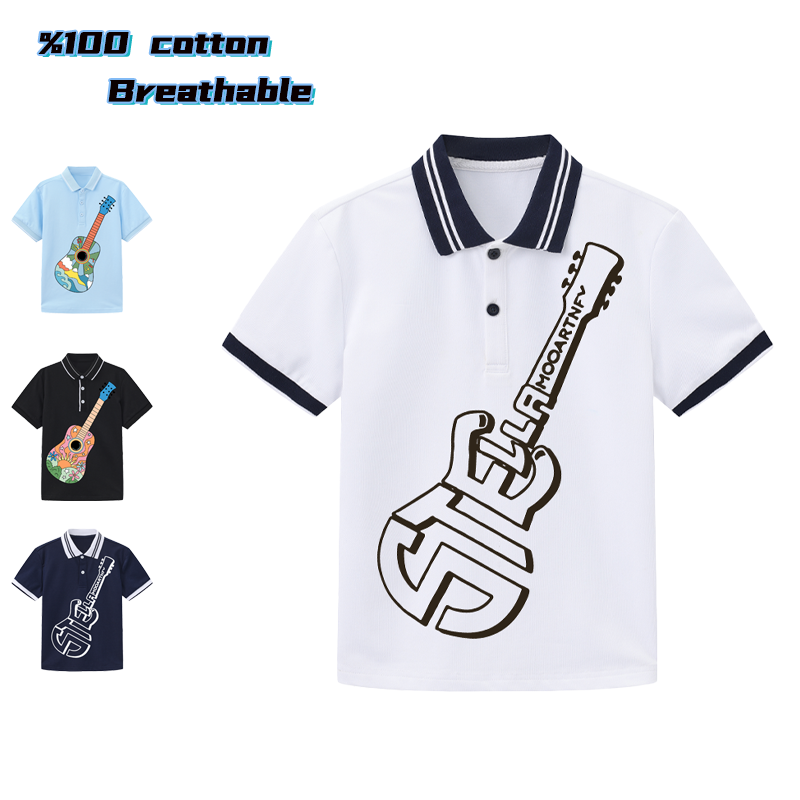 Street Fashion For Boy - Fun prints Kids short sleeve summer