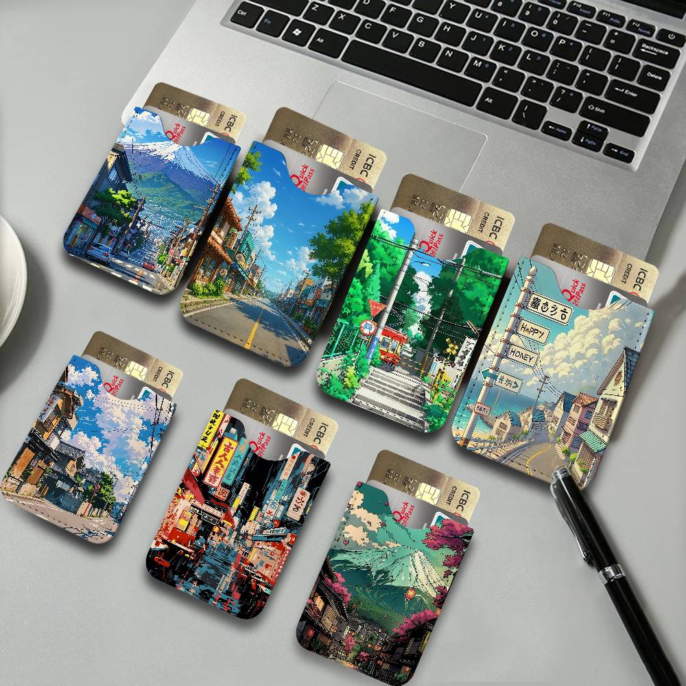Street Fashion Essentials - Anime Cartoon Japanese Street Scene PU