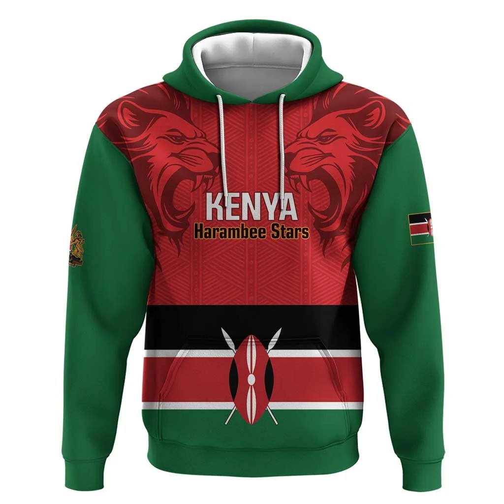 Street Fashion Kenya - New Men's Kenya Football Hoodie Print