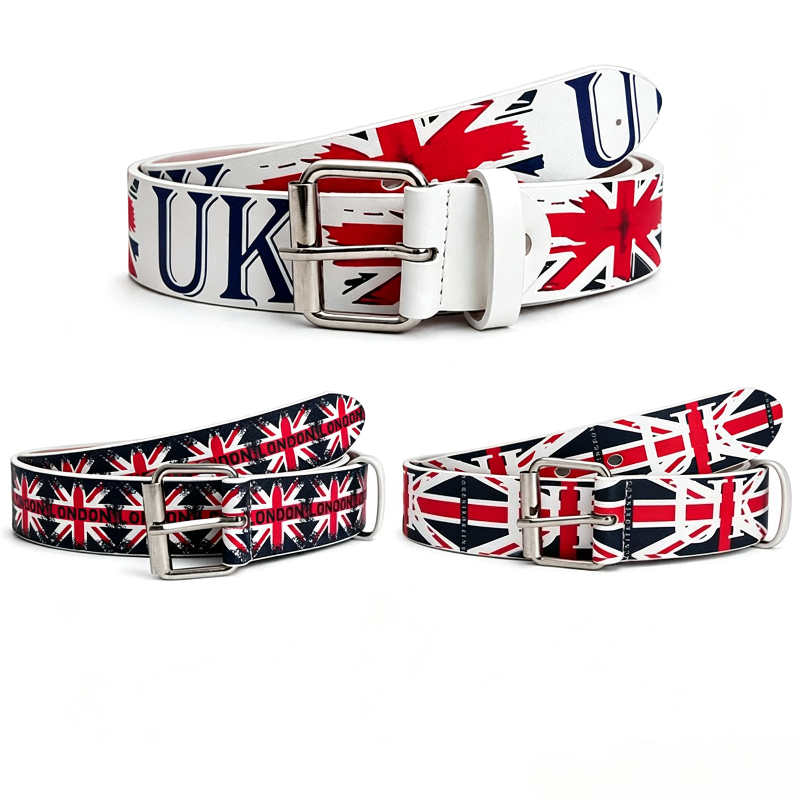 Street Fashion Uk - UK Union Jack Flag Print Belt
