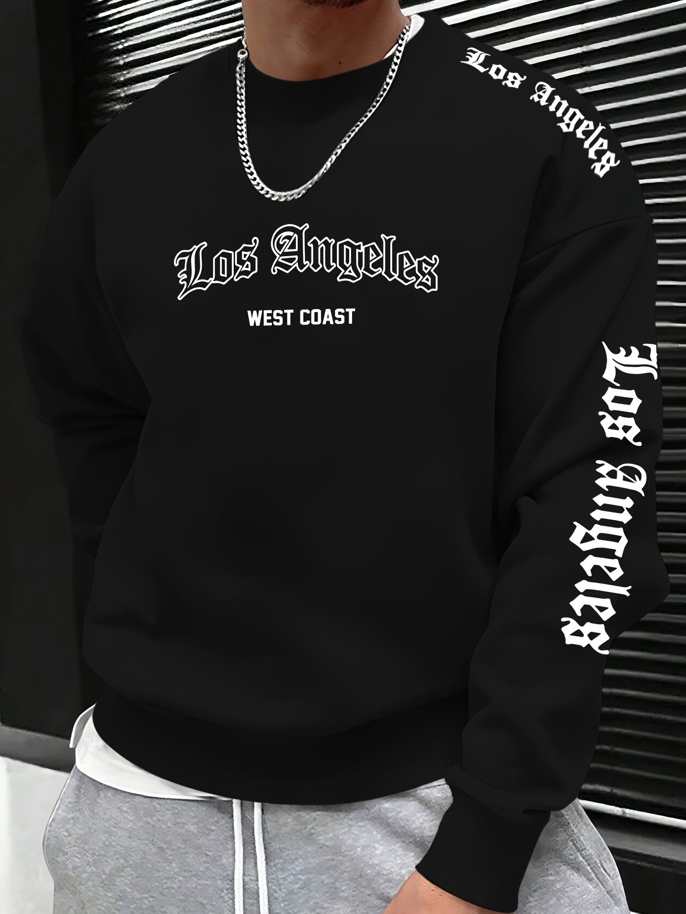 Street Fashion Winter - 2026 Autumn/Winter Men's Round-neck Sweatshirt with