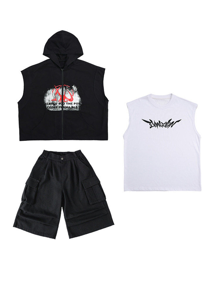 Street Fashion For Boy - Boys Street Dance CLothing Fashion Black