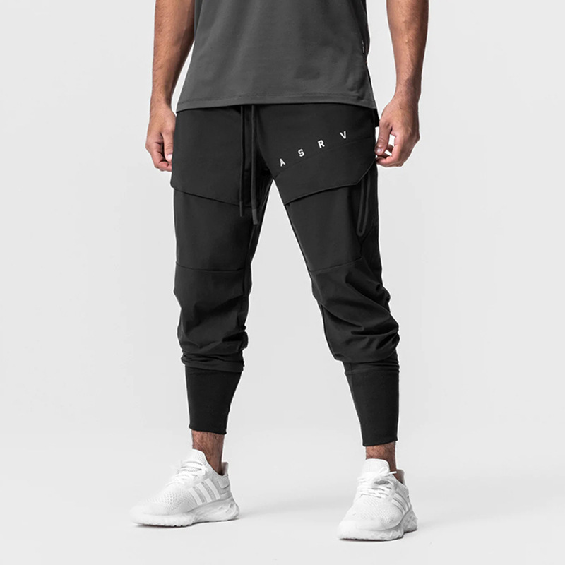 Running Pant Jogger - Men Joggers Sweatpants Drawstring Gym Workout