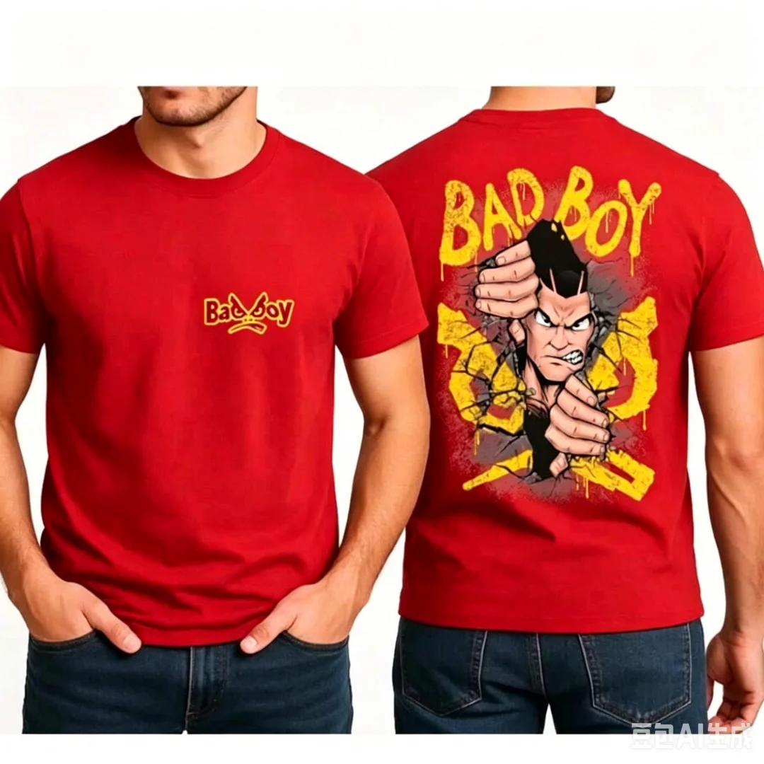 Fashion BAD BOY Crack Breakthr - Street Fashion For Boy recension och pris