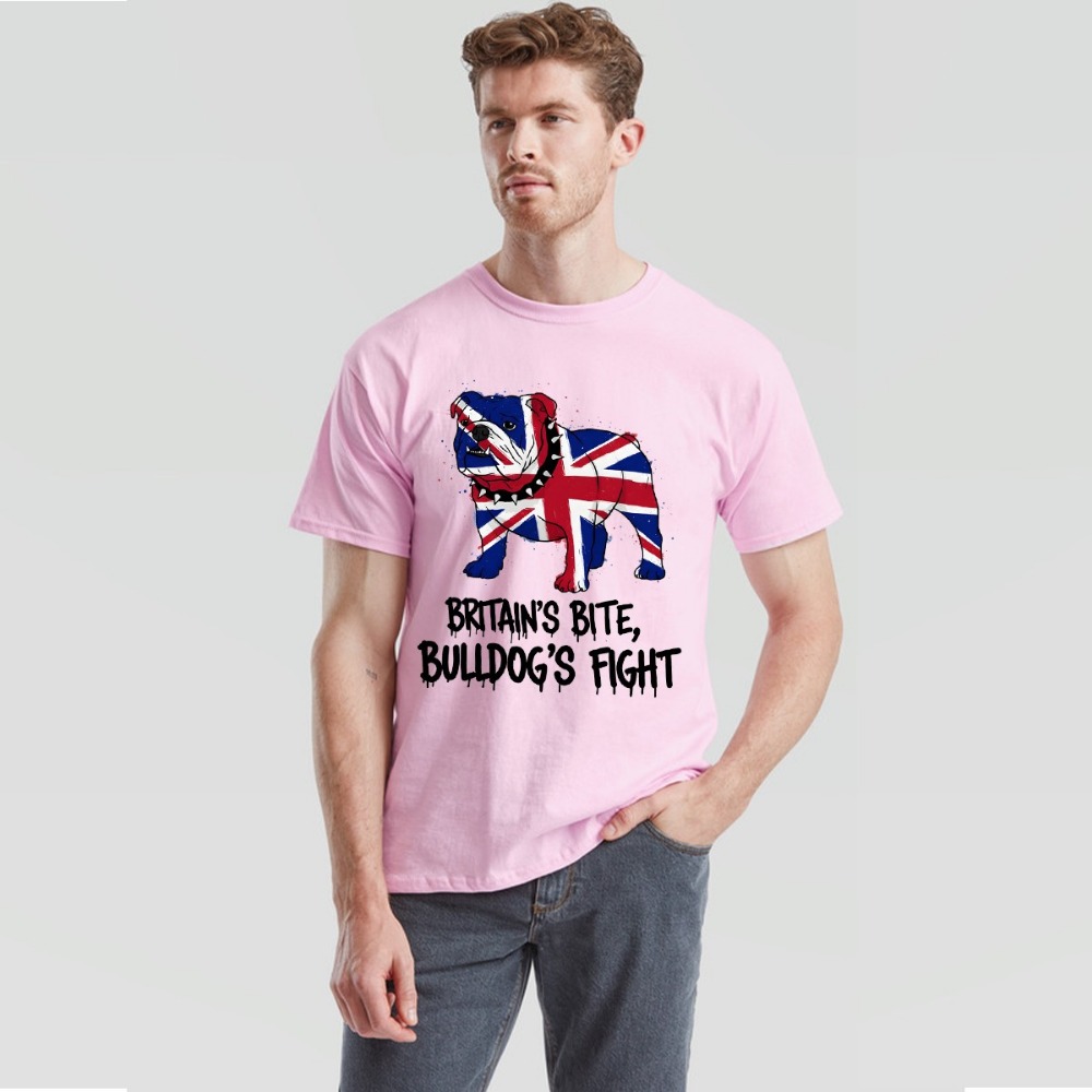 Union Jack Bulldog T-Shirt Bri - Street Fashion Uk recension och pris
