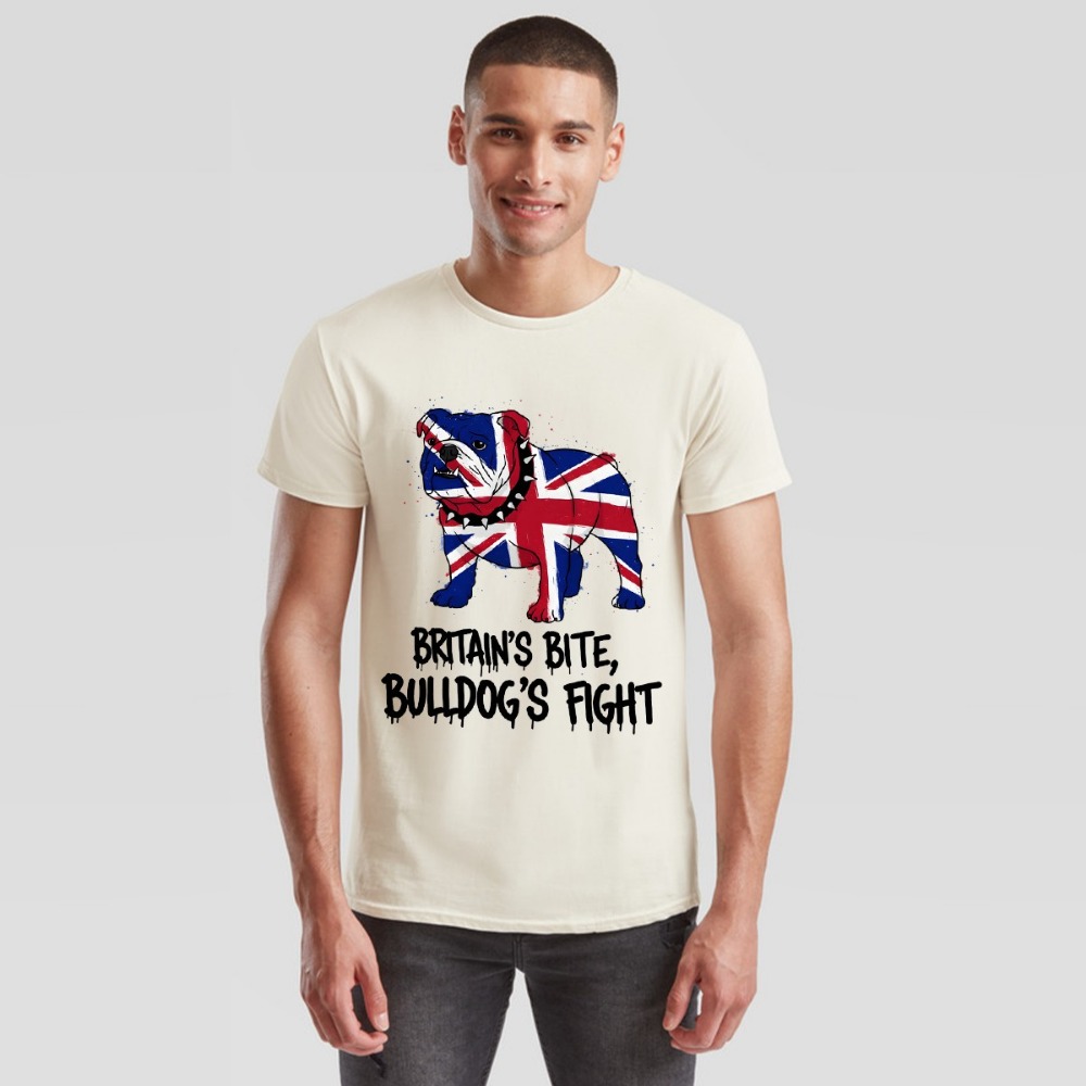 Union Jack Bulldog T-Shirt Bri - Street Fashion Uk recension och pris