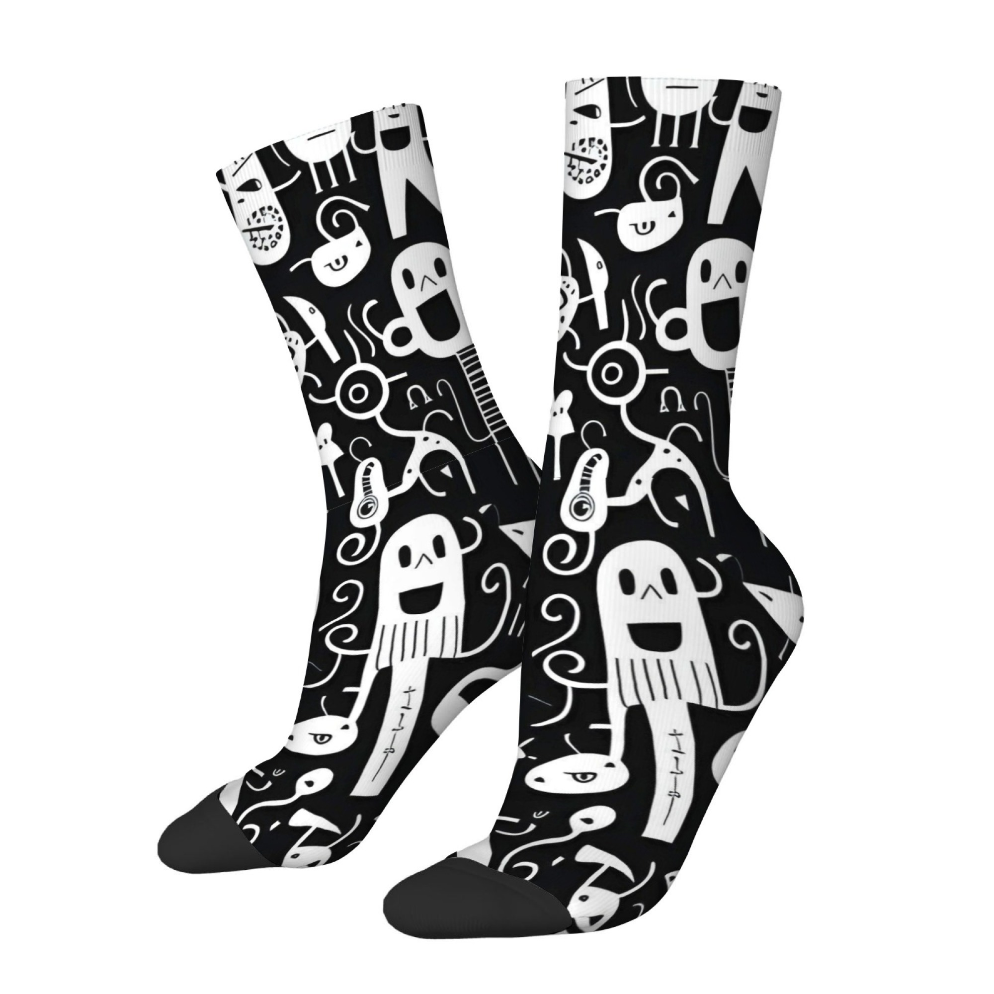 Black White Graffiti Quirky Pr - Quirky Street Fashion recension och pris