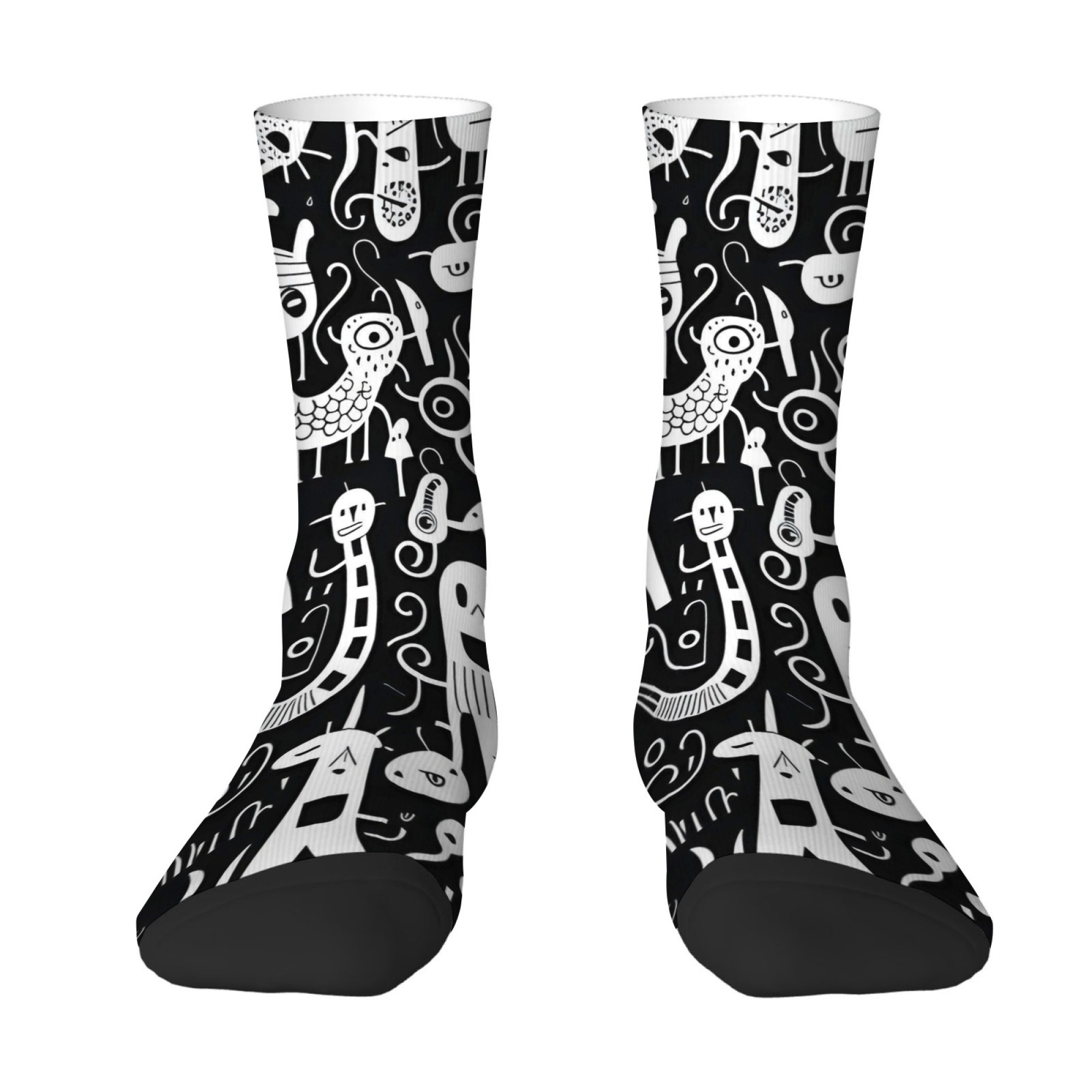 Black White Graffiti Quirky Pr - Quirky Street Fashion recension och pris