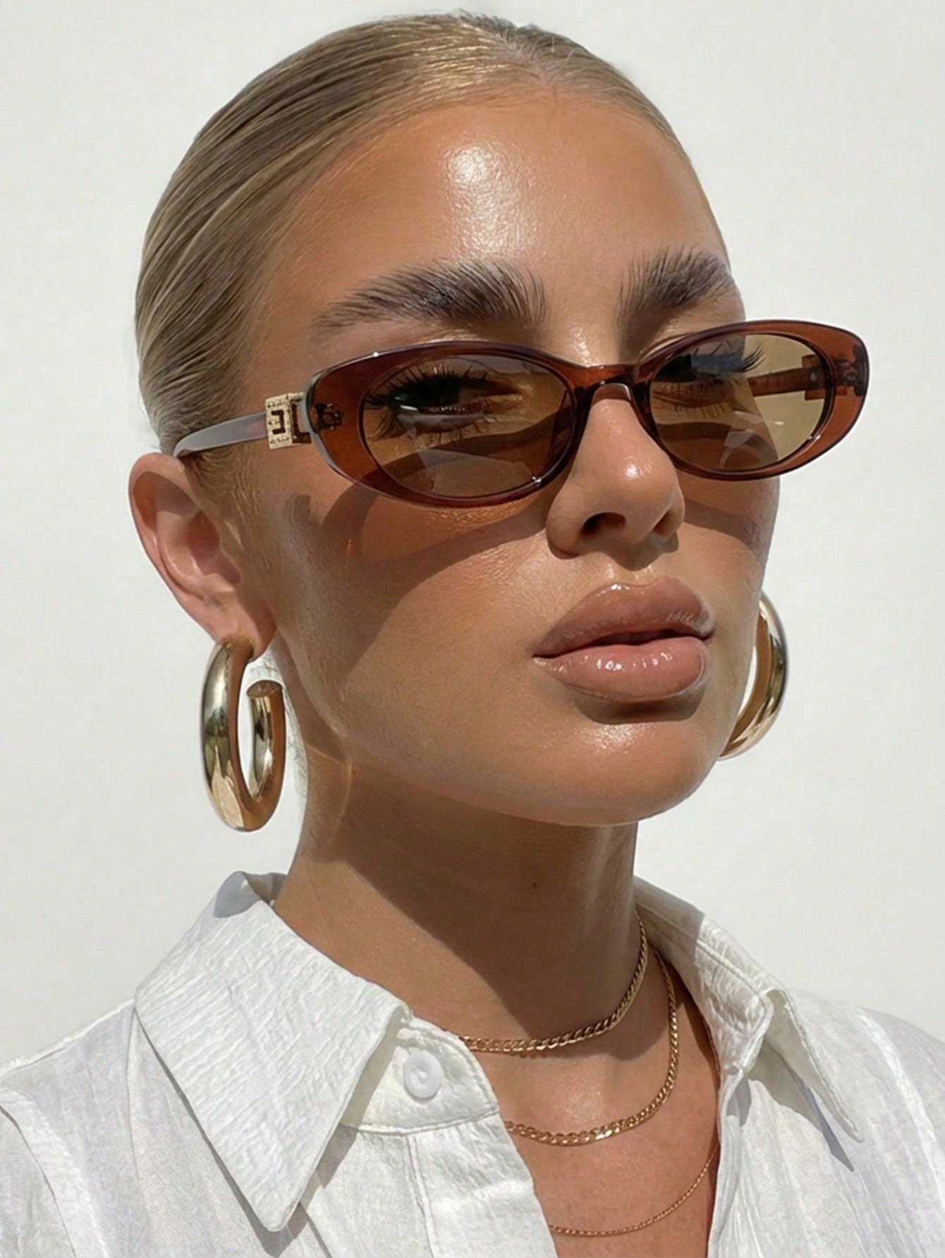 1pair Women Plastic Frame Casu - Street Fashion Essentials recension och pris