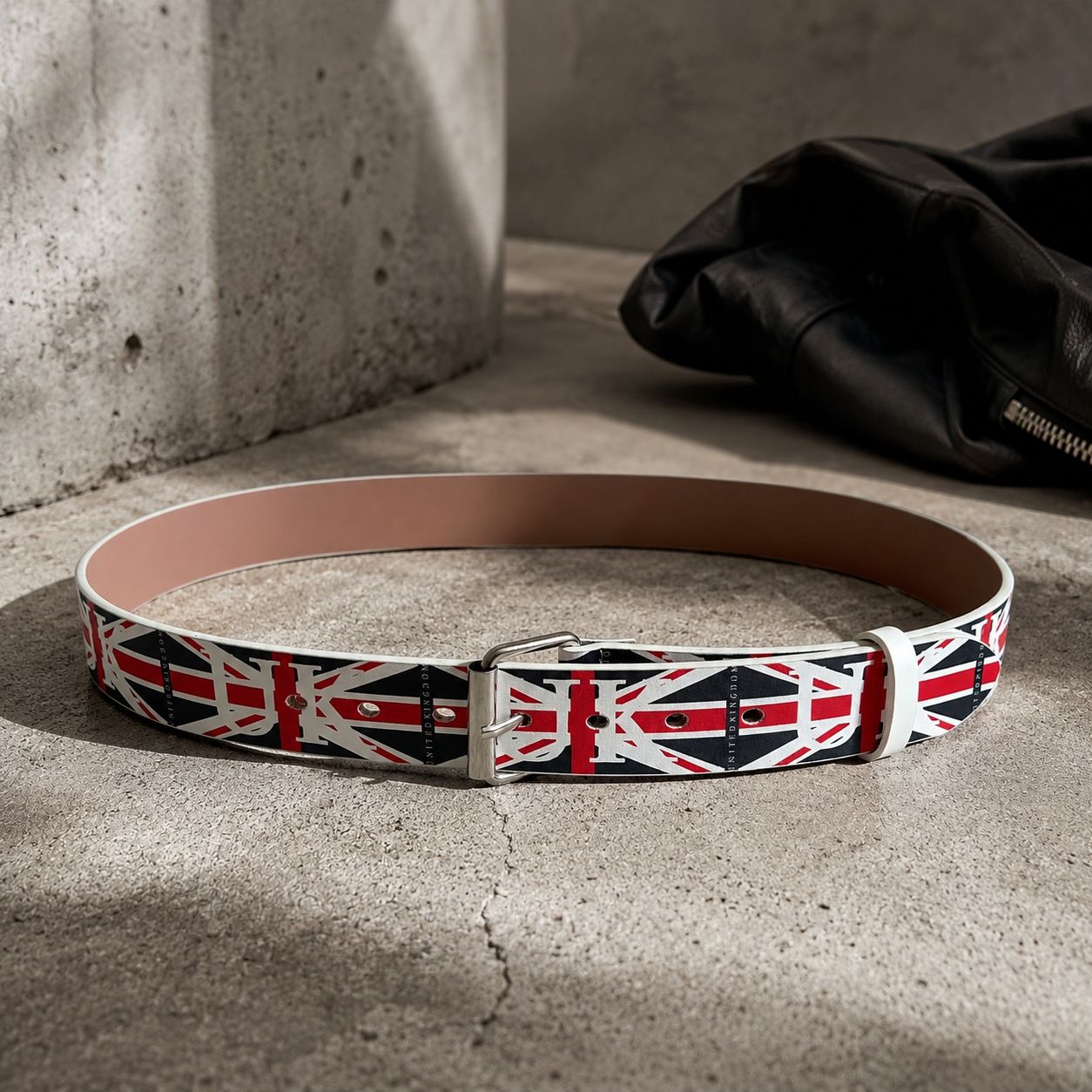 UK Union Jack Flag Print Belt  - Street Fashion Uk recension och pris