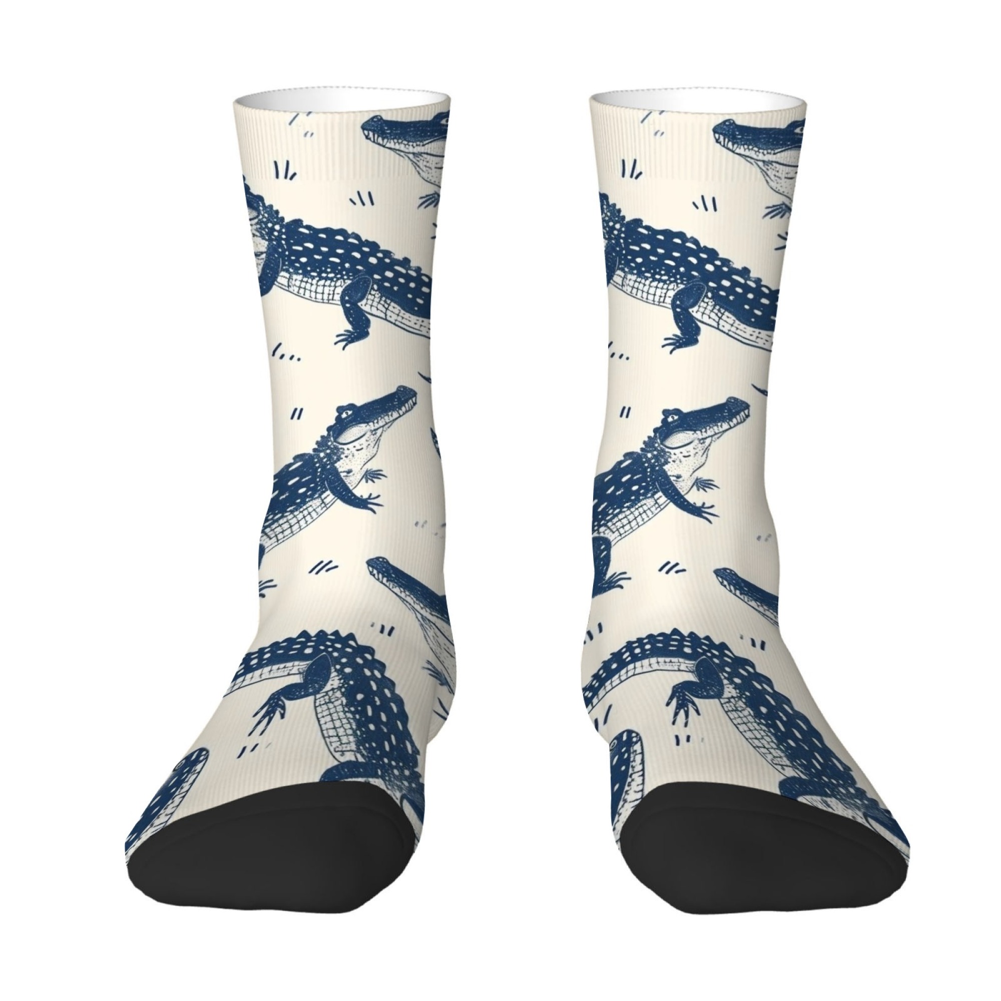 Cute Cartoon Crocodile Print M - Quirky Street Fashion recension och pris