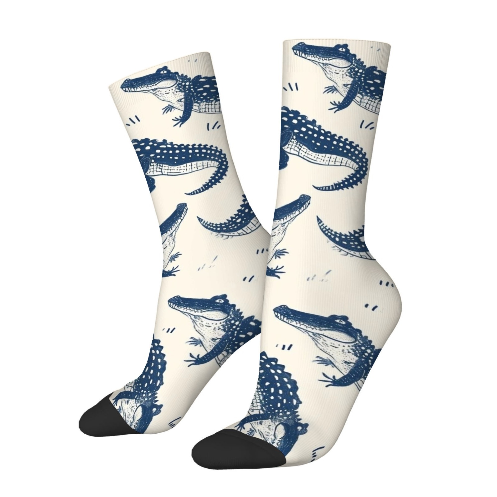 Cute Cartoon Crocodile Print M - Quirky Street Fashion recension och pris