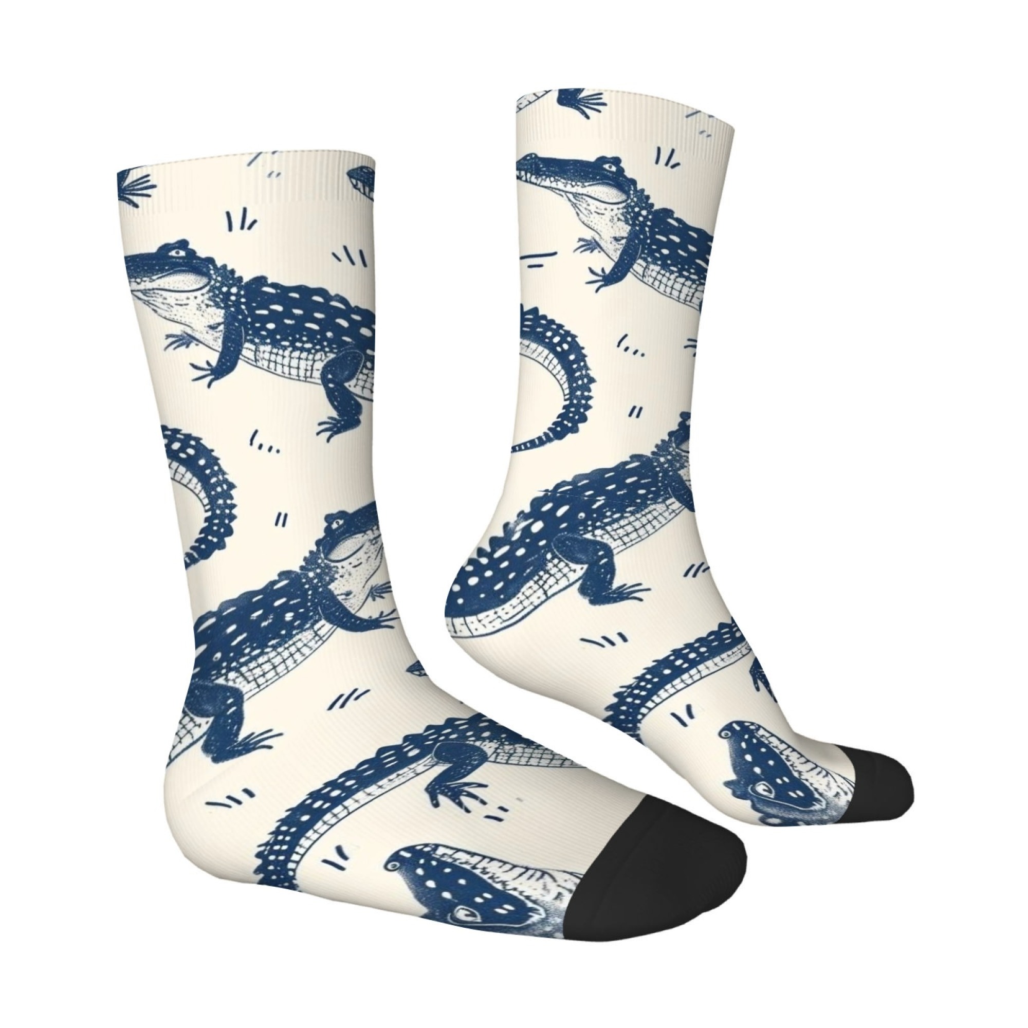 Cute Cartoon Crocodile Print M - Quirky Street Fashion recension och pris