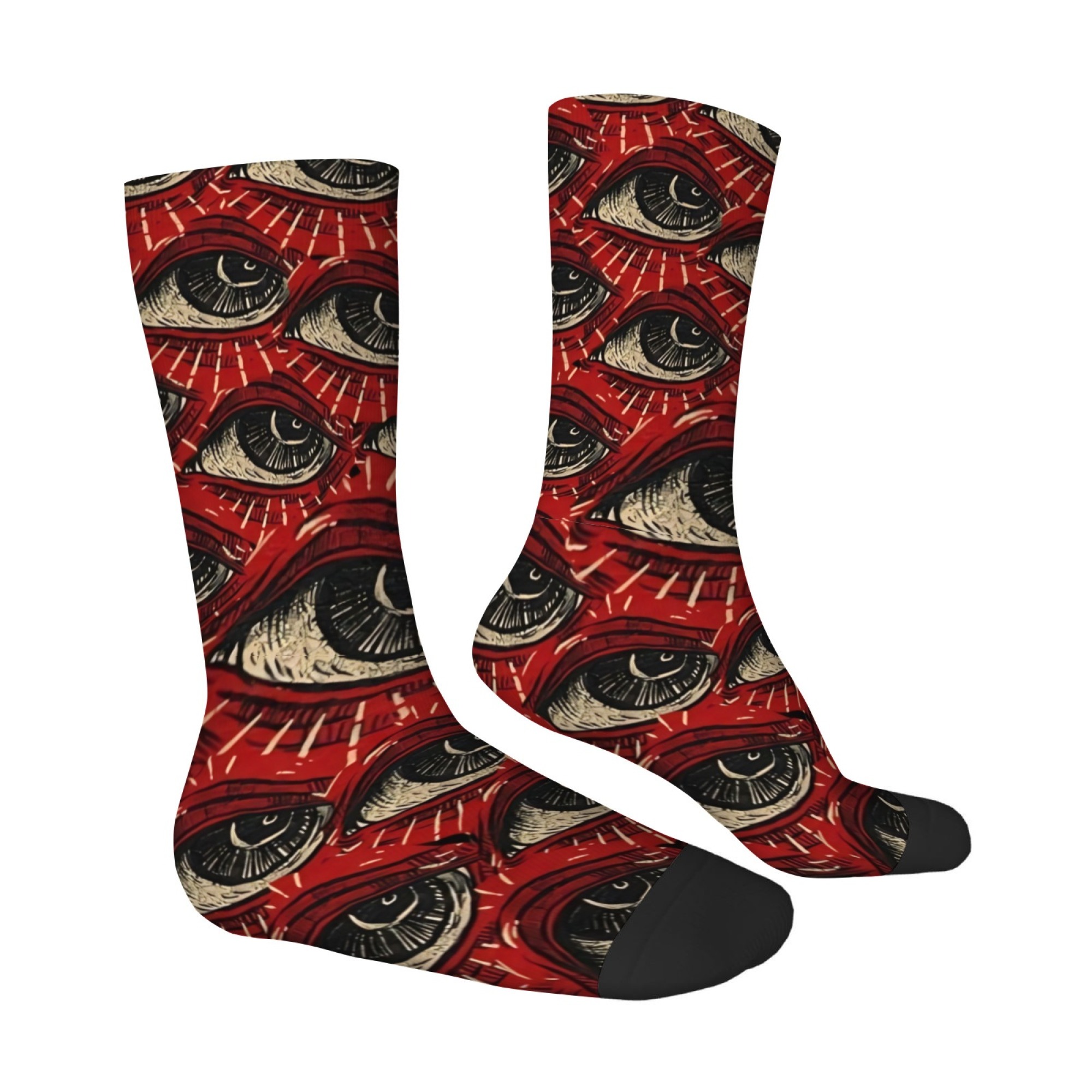Funny and Scary Eye Print Men' - Quirky Street Fashion recension och pris