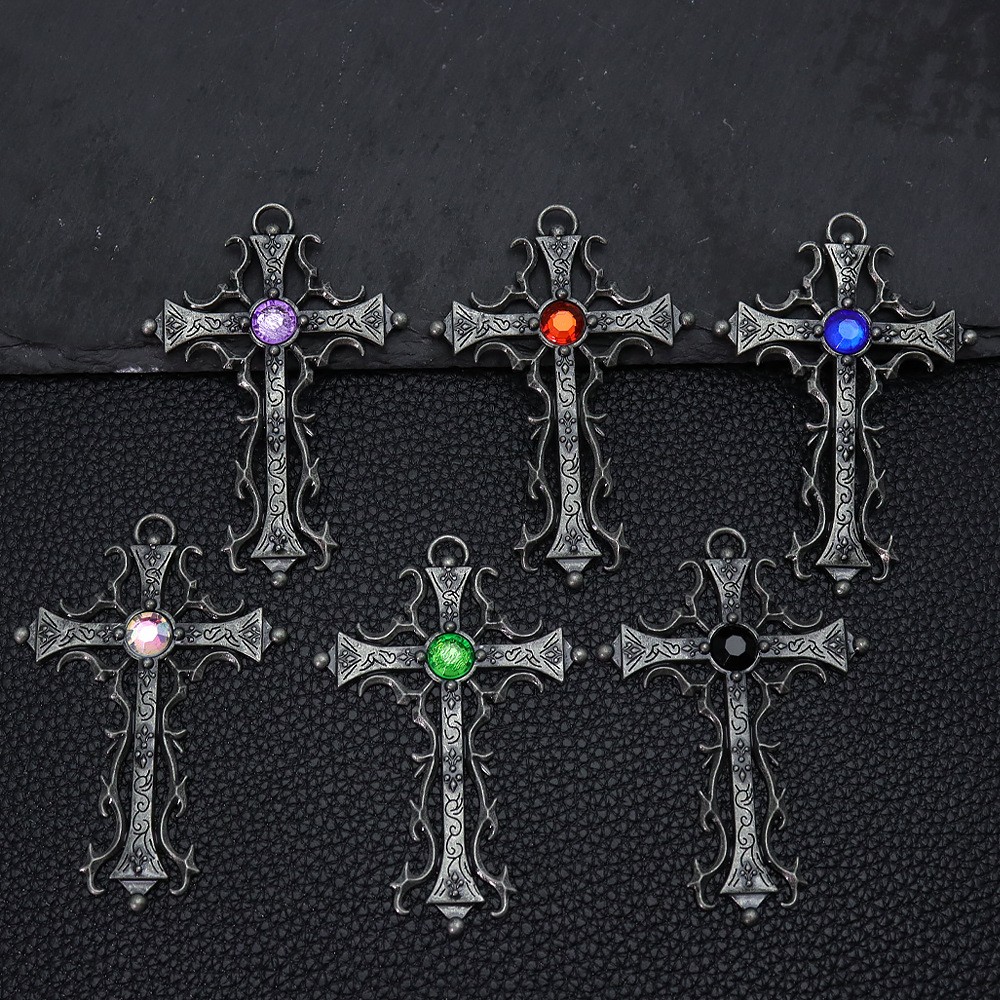 2 pieces of retro punk hollow  - Street Fashion Necklace recension och pris