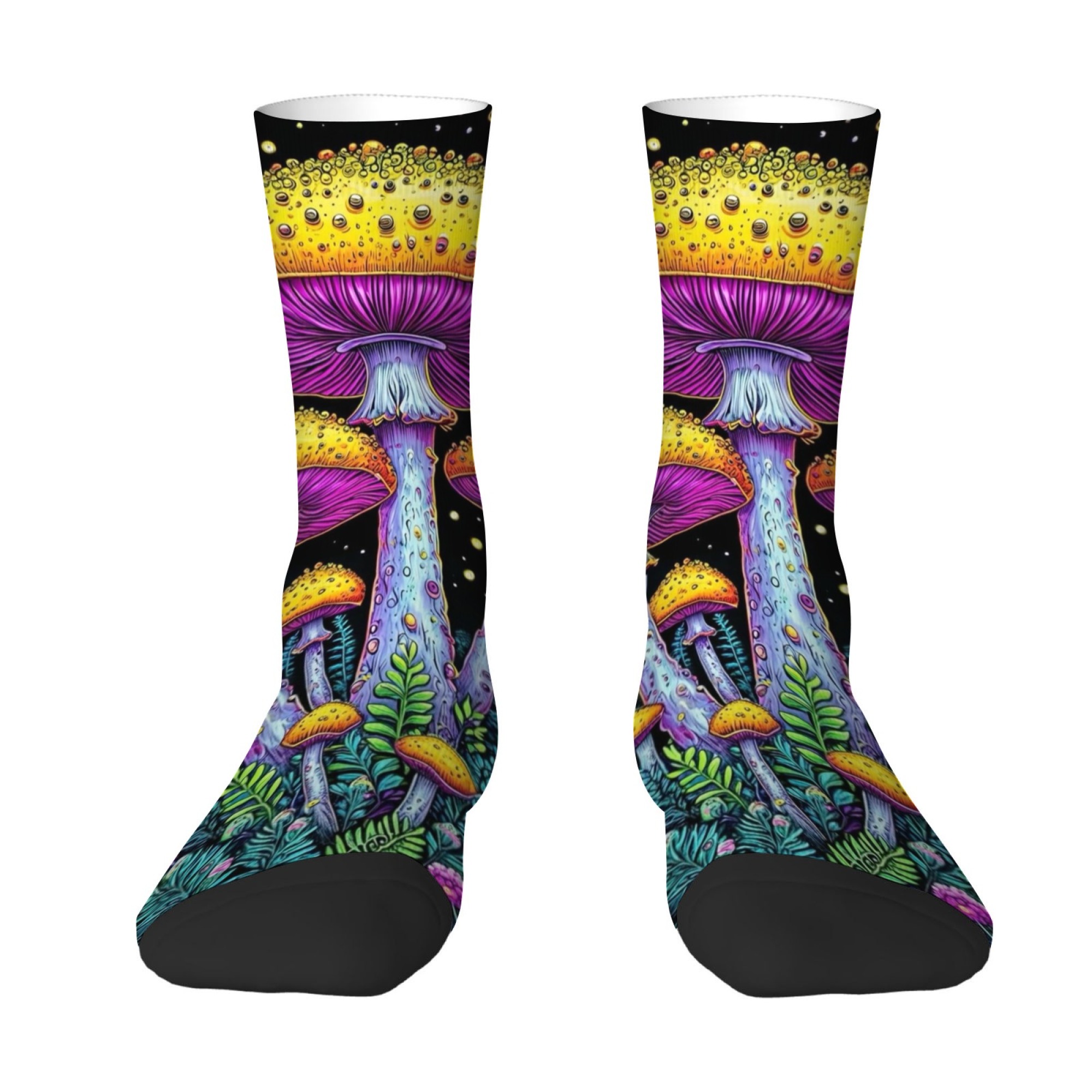 Fun Cartoon Yellow Mushroom Pr - Quirky Street Fashion recension och pris