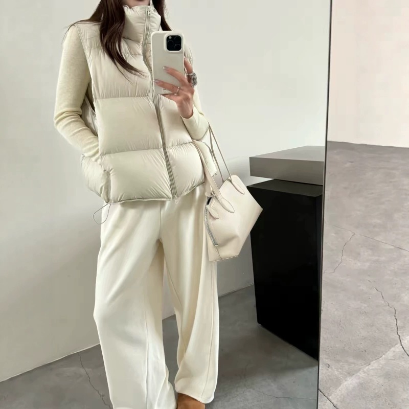 Autumn Winter Solid Women Vest - Puffer Vest Padded recension och pris