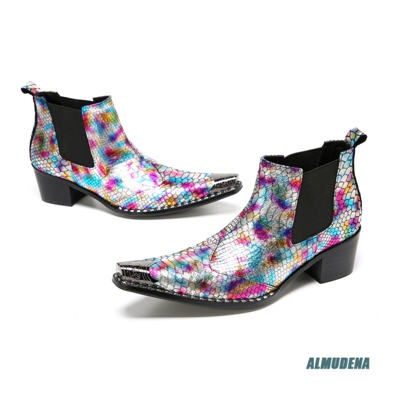 Multicolor Metallic Snake Prin - Street Fashion Dress recension och pris