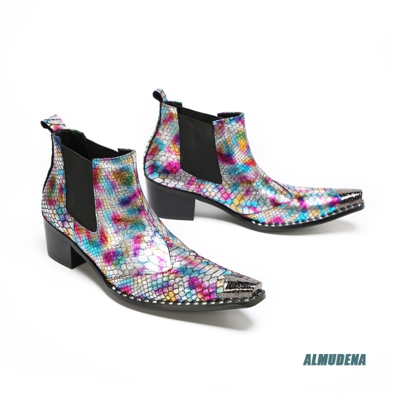 Multicolor Metallic Snake Prin - Street Fashion Dress recension och pris