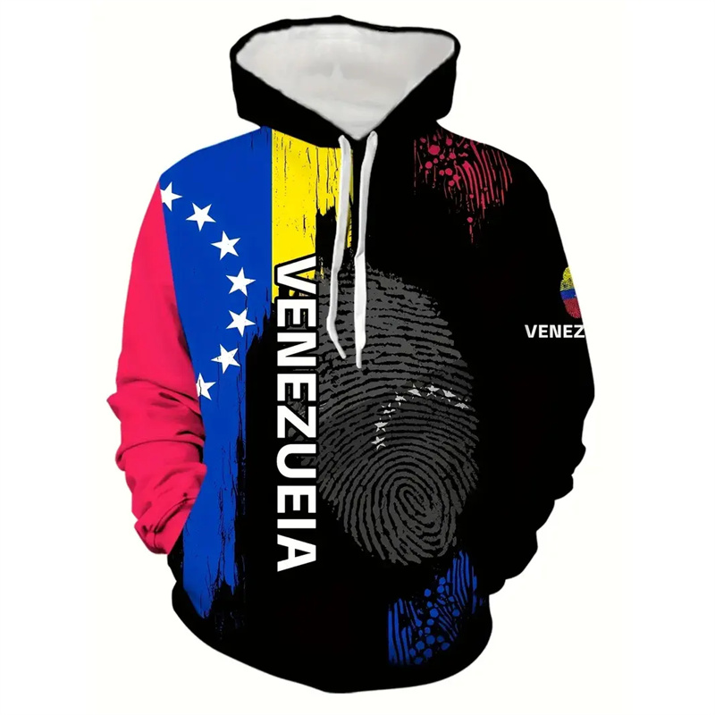 Colombian Venezuela Flag Hoodi - Street Fashion Brazil recension och pris