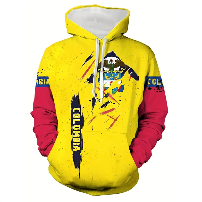 Colombian Venezuela Flag Hoodi - Street Fashion Brazil recension och pris