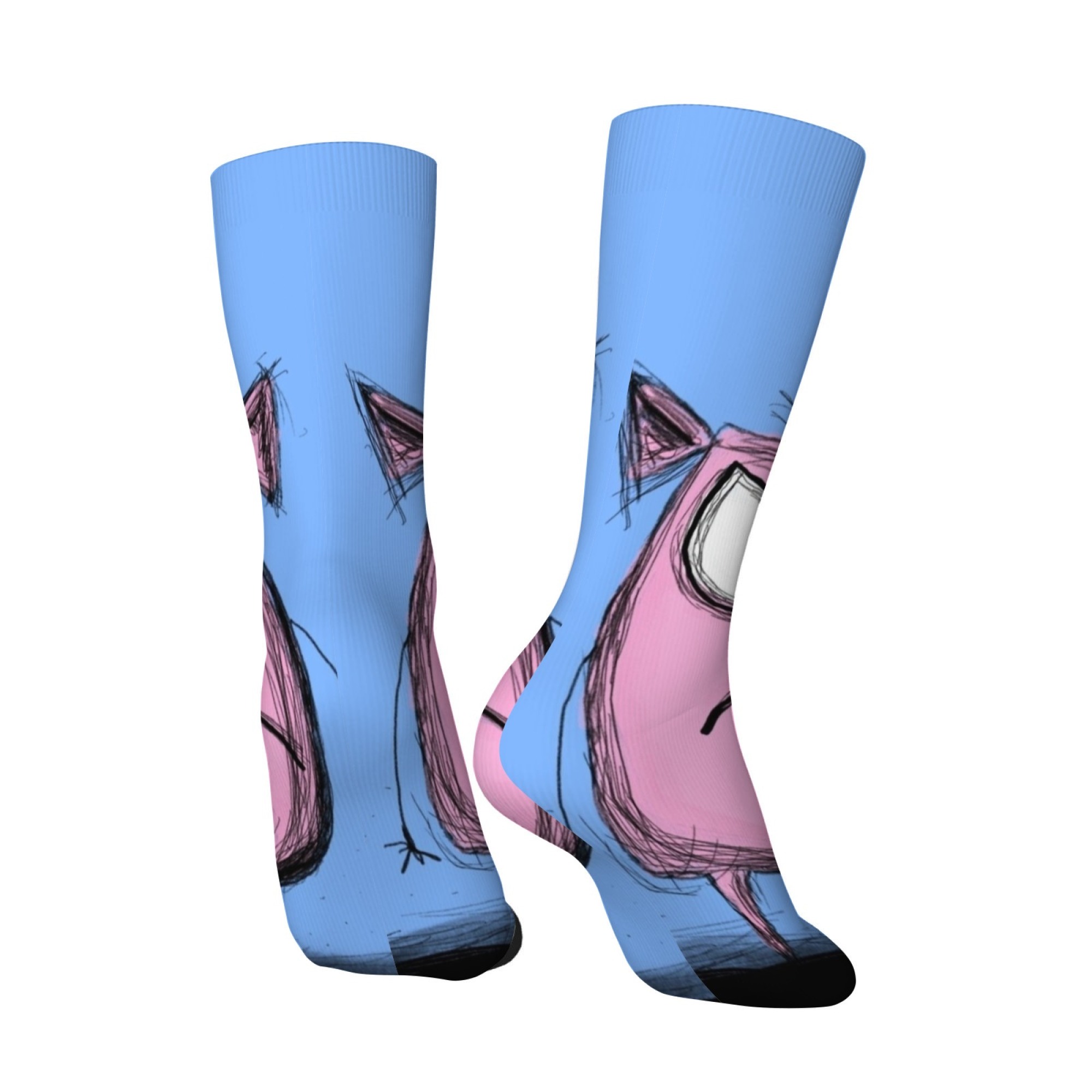 Cute Cartoon Print Pig Men's S - Quirky Street Fashion recension och pris
