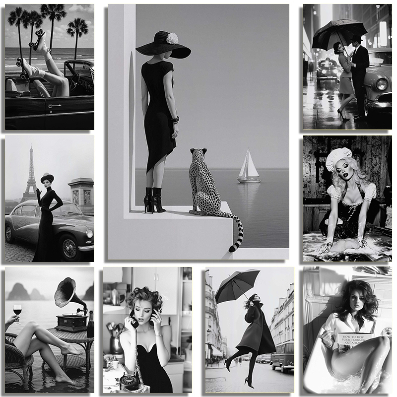 Black And White Fashion Street - Street Fashion Model recension och pris