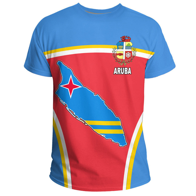 Aruba National Emblem Flag 3d  - Street Fashion Usa recension och pris