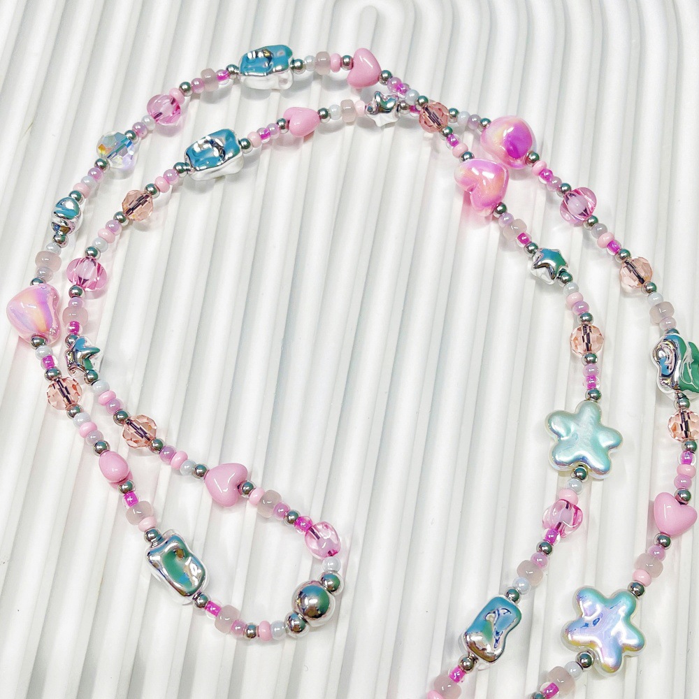 HERLOOK Pastel Y2K Heart Star  - Street Fashion Necklace recension och pris