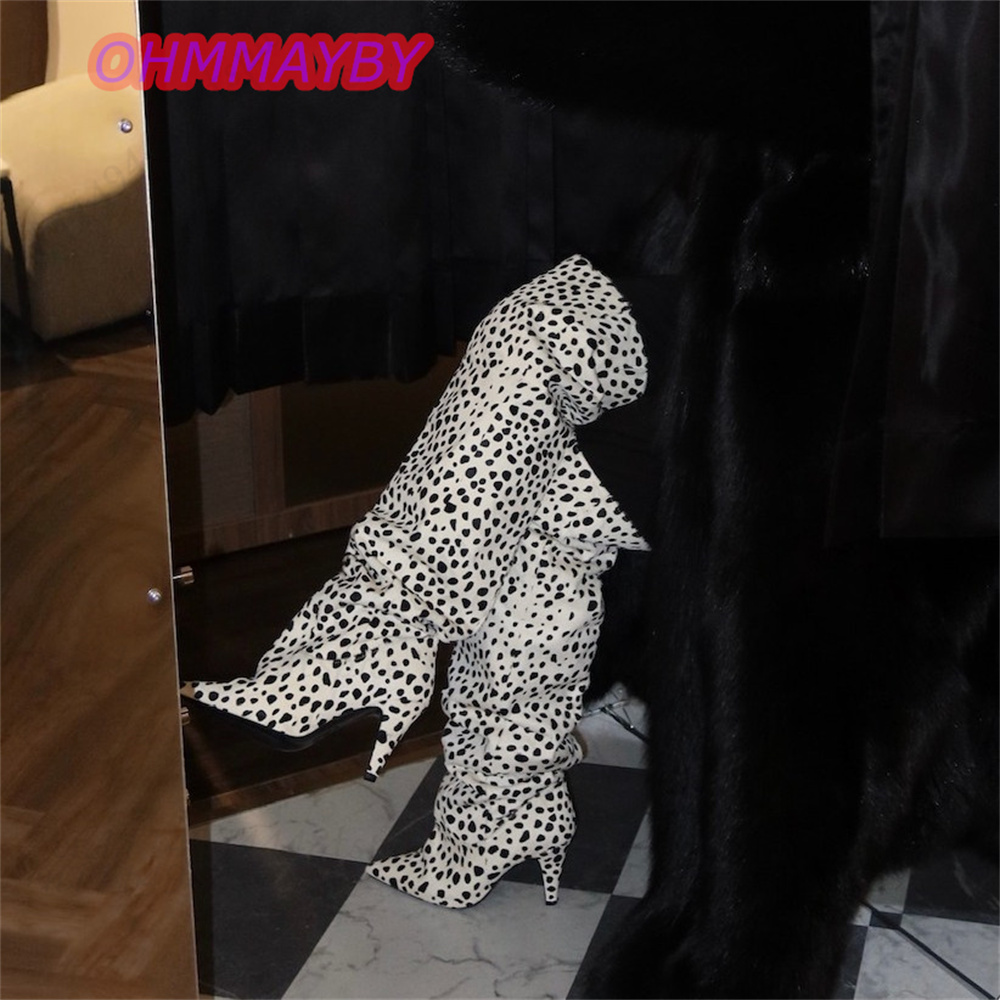 Women Black White Spotted Over - Street Fashion Dress recension och pris