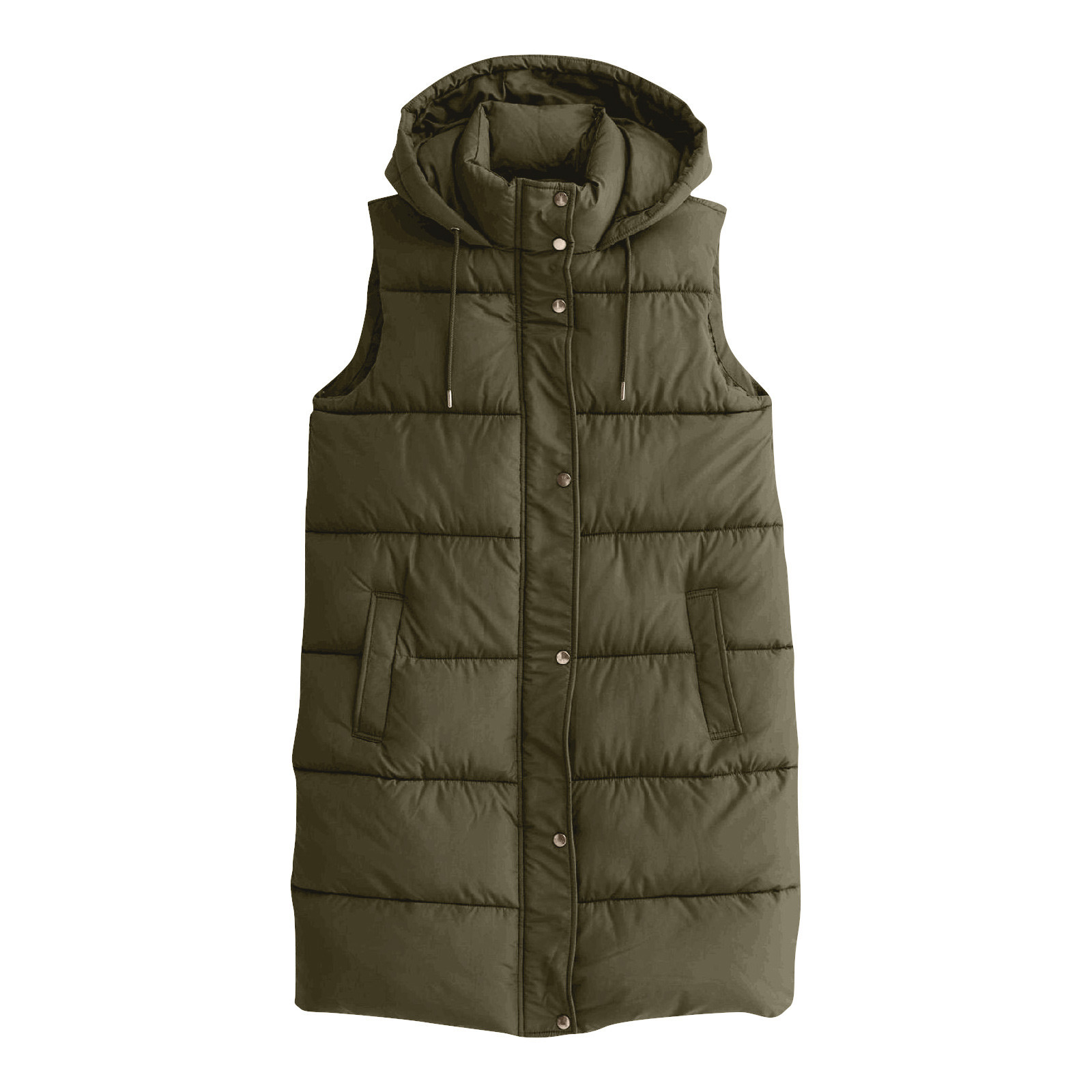 Womens Long Vest Winter Jacket - Puffer Vest Padded recension och pris