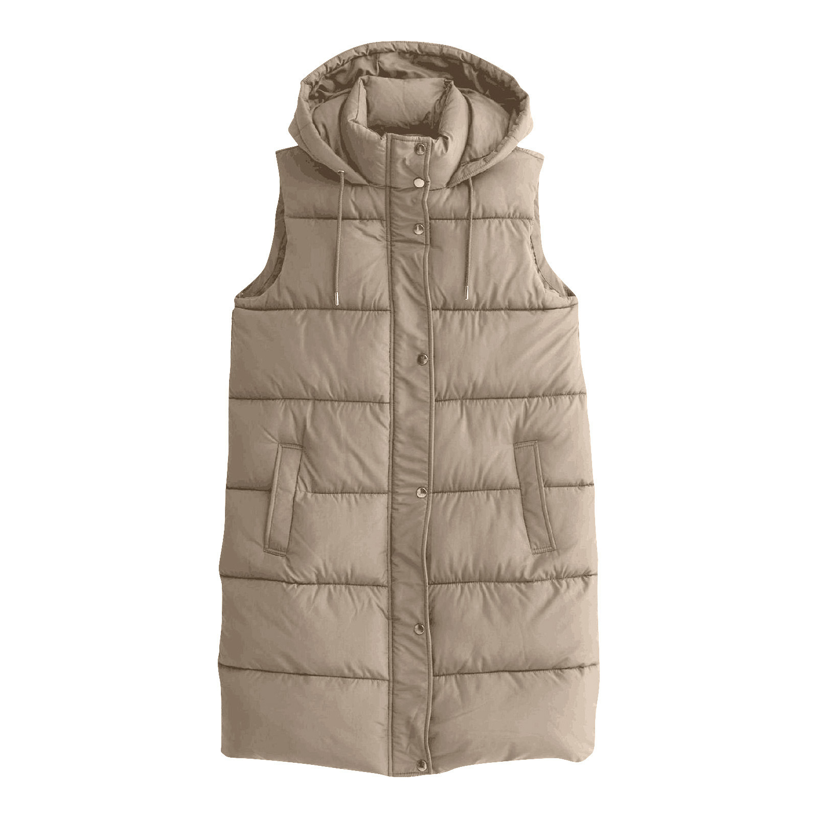 Womens Long Vest Winter Jacket - Puffer Vest Padded recension och pris