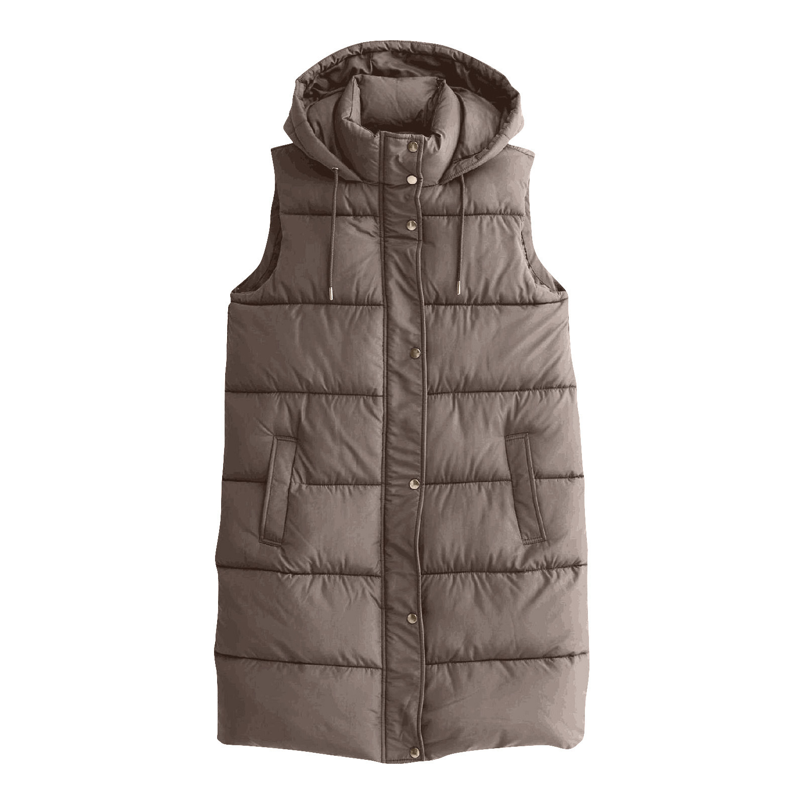 Womens Long Vest Winter Jacket - Puffer Vest Padded recension och pris