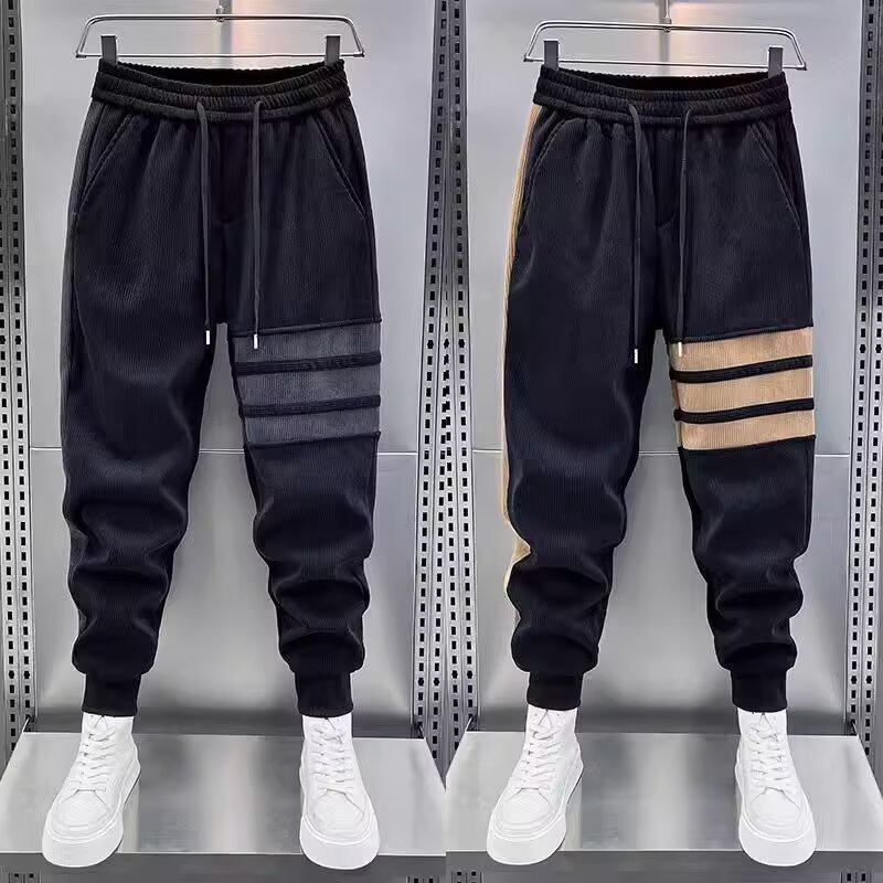 Trendy Men Black Joggers Autum - Running Pant Jogger recension och pris