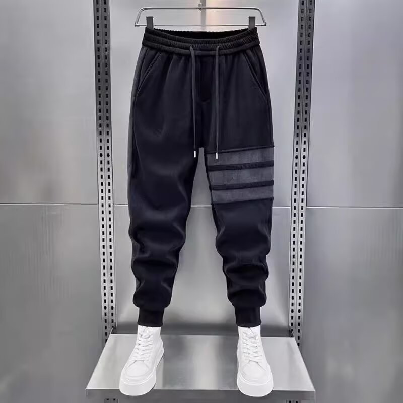 Trendy Men Black Joggers Autum - Running Pant Jogger recension och pris