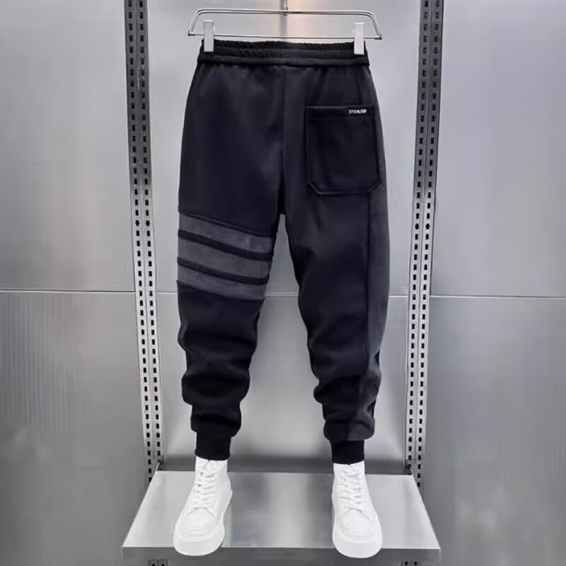 Trendy Men Black Joggers Autum - Running Pant Jogger recension och pris