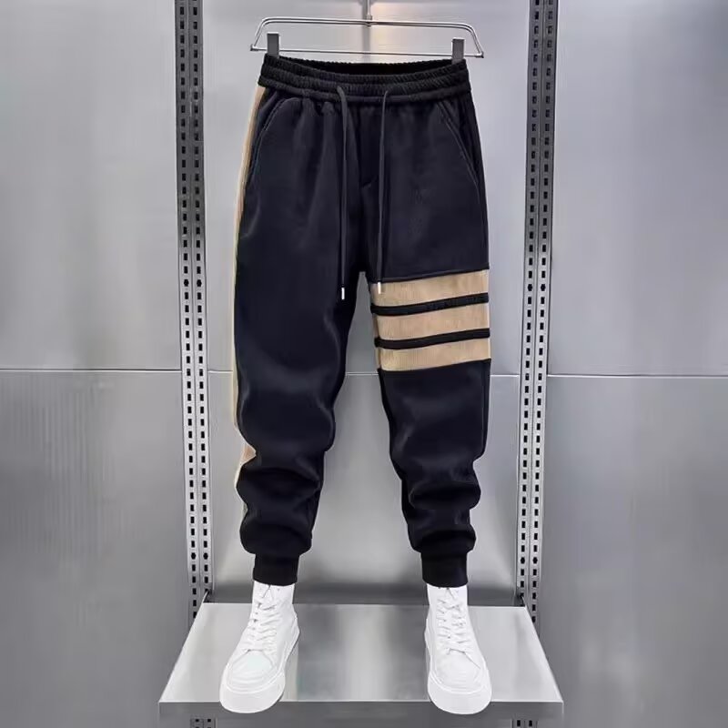 Trendy Men Black Joggers Autum - Running Pant Jogger recension och pris