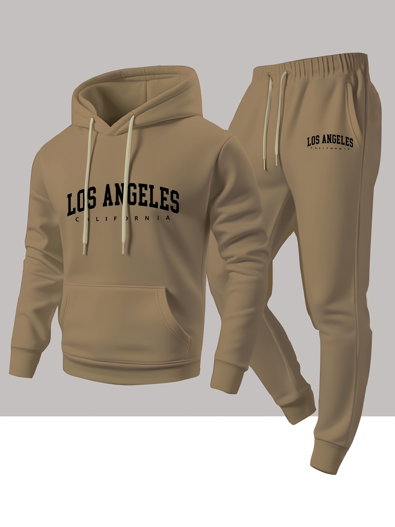 Men 2 Piece Tracksuit Los Ange - Street Fashion Winter recension och pris