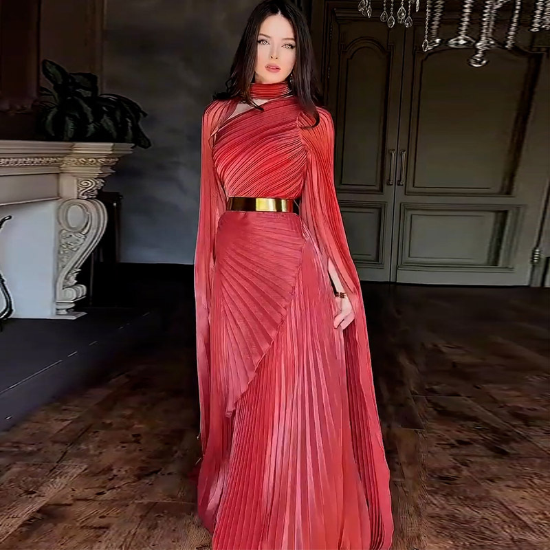 Fashion Gradient Printed Fold  - Guangzhou Street Fashion recension och pris
