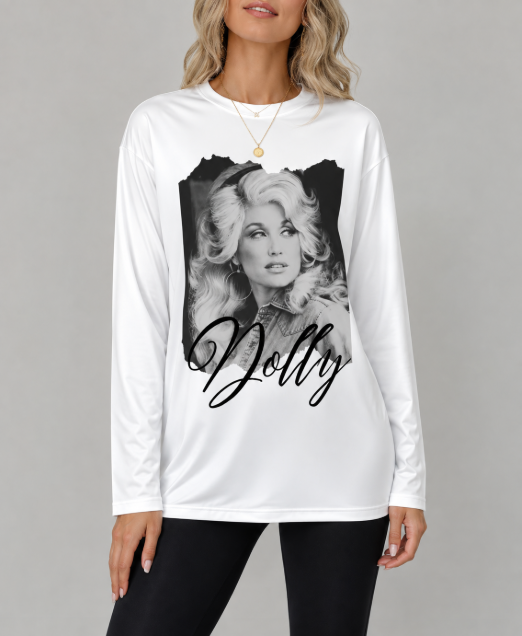 Dolly Parton Long Sleeve T-shi - Street Fashion Us recension och pris