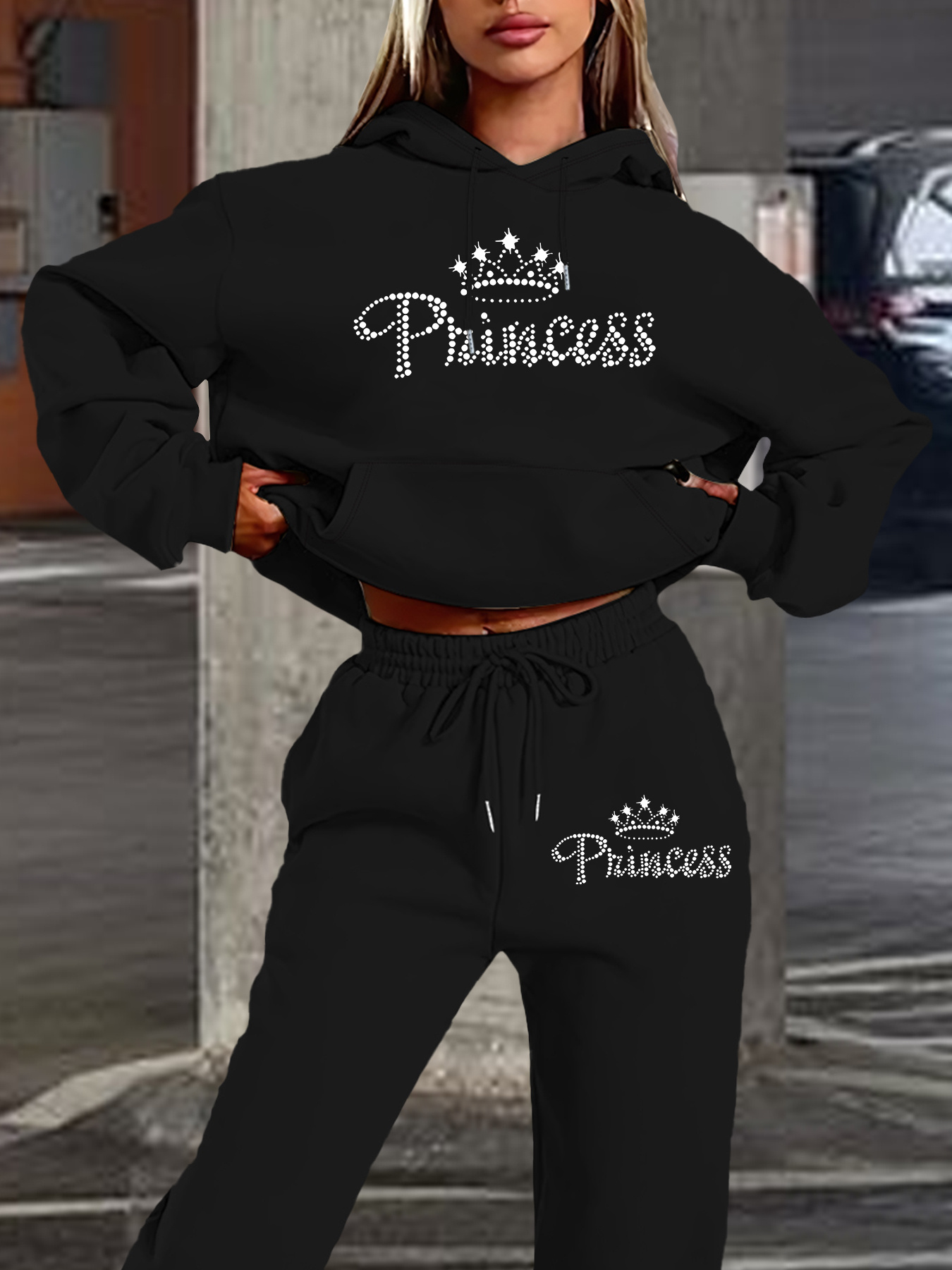 Women 2026 New 2Pcs Hoodie & S - Street Fashion Us recension och pris