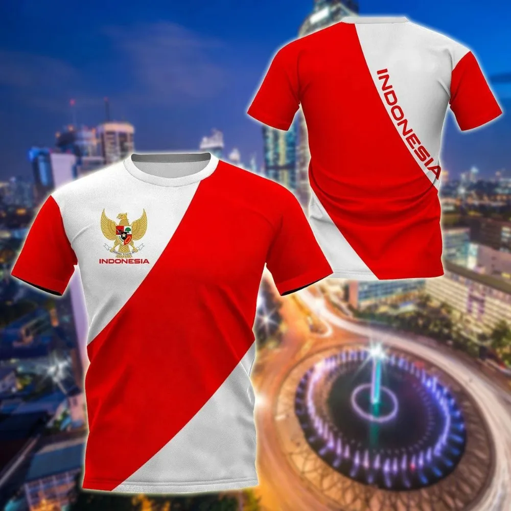 Indonesian Flag 3D Heraldic Pr - Street Fashion For Boy recension och pris