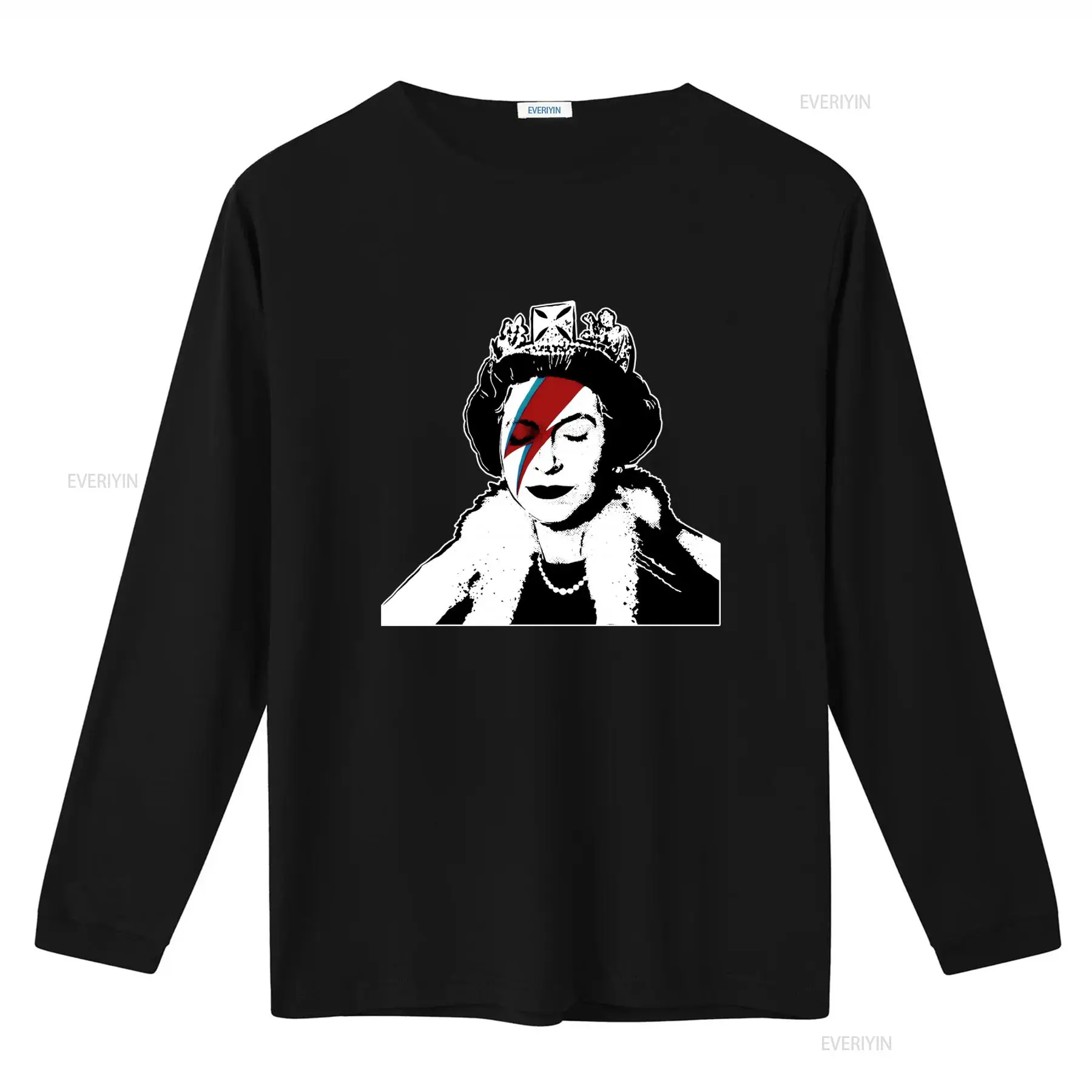 Banksy Queen Graffiti Art T Sh - Street Fashion Uk recension och pris