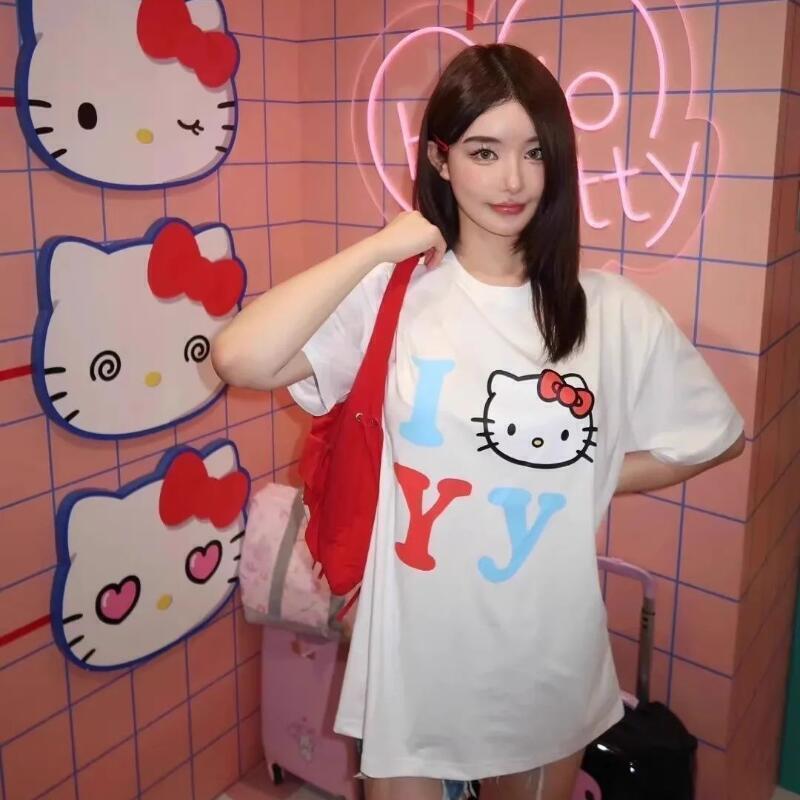 Short-Sleeved Sanrio Summer Pu - Street Fashion Us recension och pris
