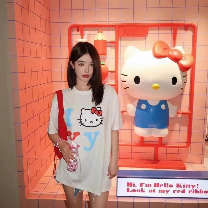 Short-Sleeved Sanrio Summer Pu - Street Fashion Us recension och pris