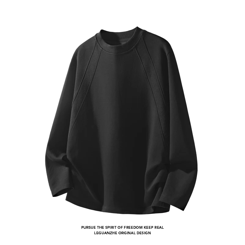 Men Fashion Raglan Seam Crew N - Street Fashion Us recension och pris
