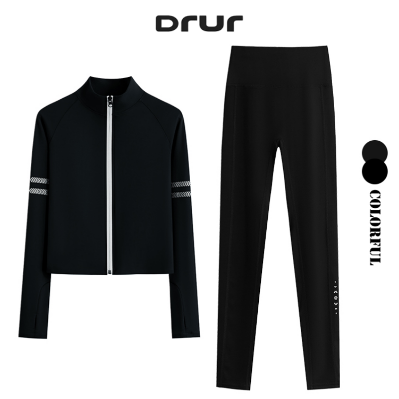 DRUR Two Piece Workout Set Wom - Running Pant Jogger recension och pris
