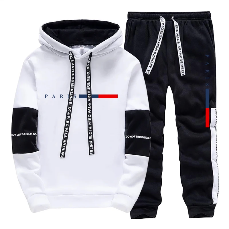 Men's Set/Hoodie/Pants Paris F - Street Fashion Winter recension och pris