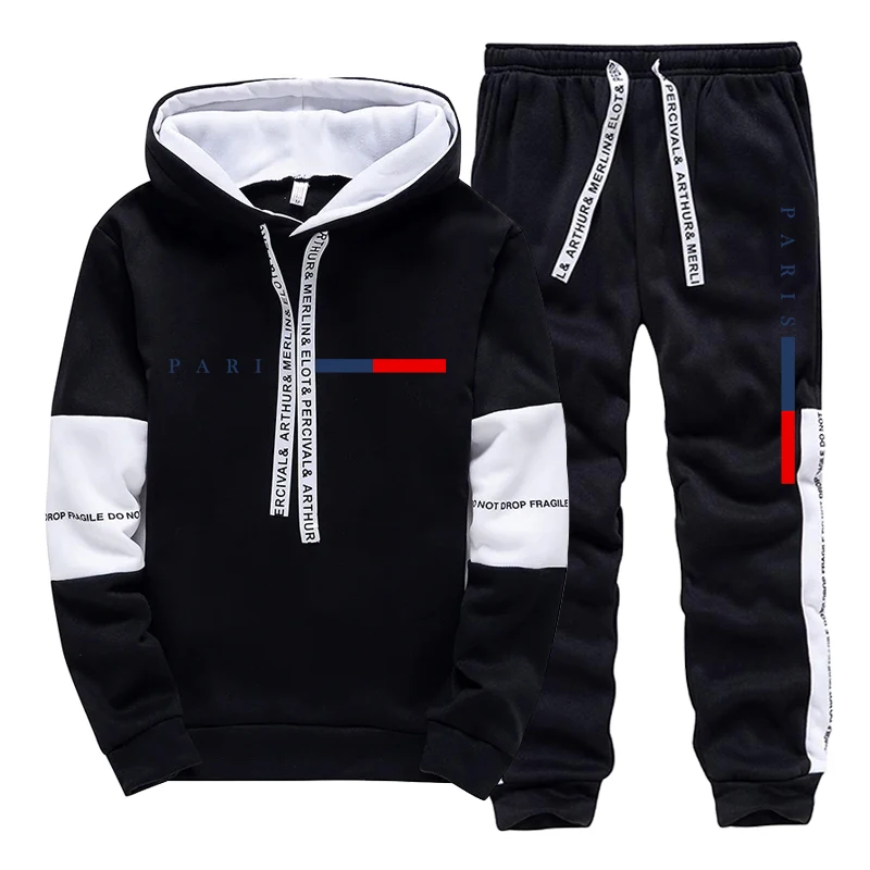 Men's Set/Hoodie/Pants Paris F - Street Fashion Winter recension och pris