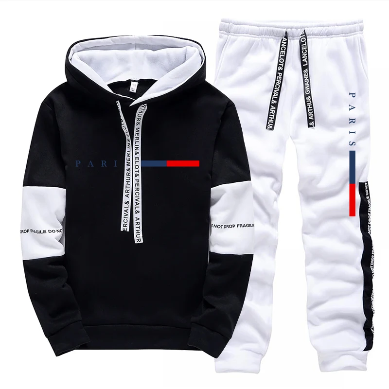 Men's Set/Hoodie/Pants Paris F - Street Fashion Winter recension och pris